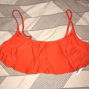 Burnt Orange Bikini Top 🍊 (NWT, Never Worn)